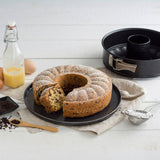 Zenker Nonstick 10-Inch Springform Pan with 2 Bases, Black