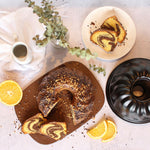 Zenker Nonstick 10-Inch Fluted Cake Pan, Black