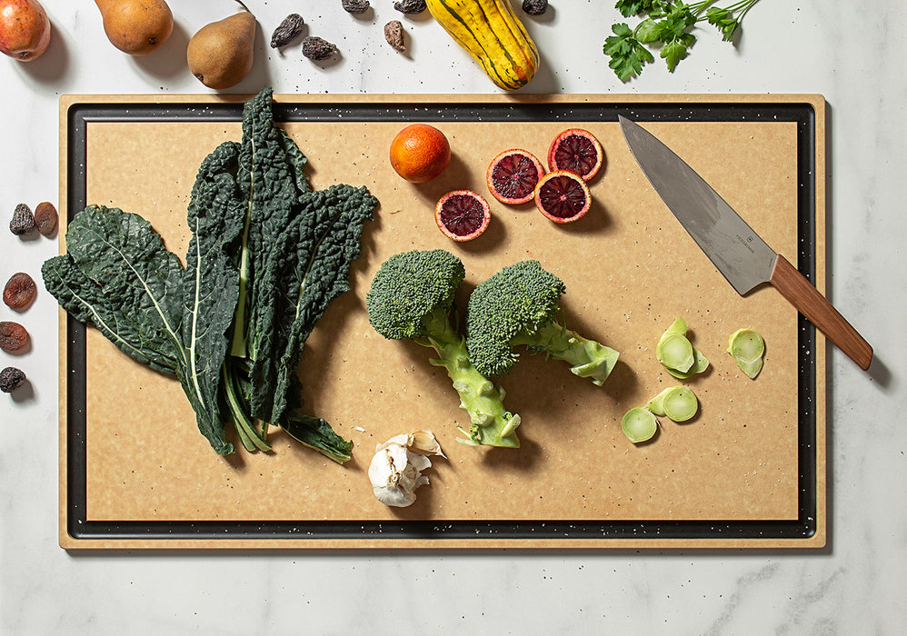 Epicurean Chef Series Cutting Board, Natural/Slate, 29" x 17.5"