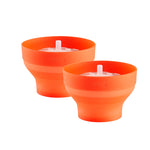 Lekue Mini Microwave Popcorn Maker, Set of 2