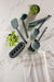 Lekue Essential Cooking Tool Set 5 Kitchen Utensils With Stand, Black