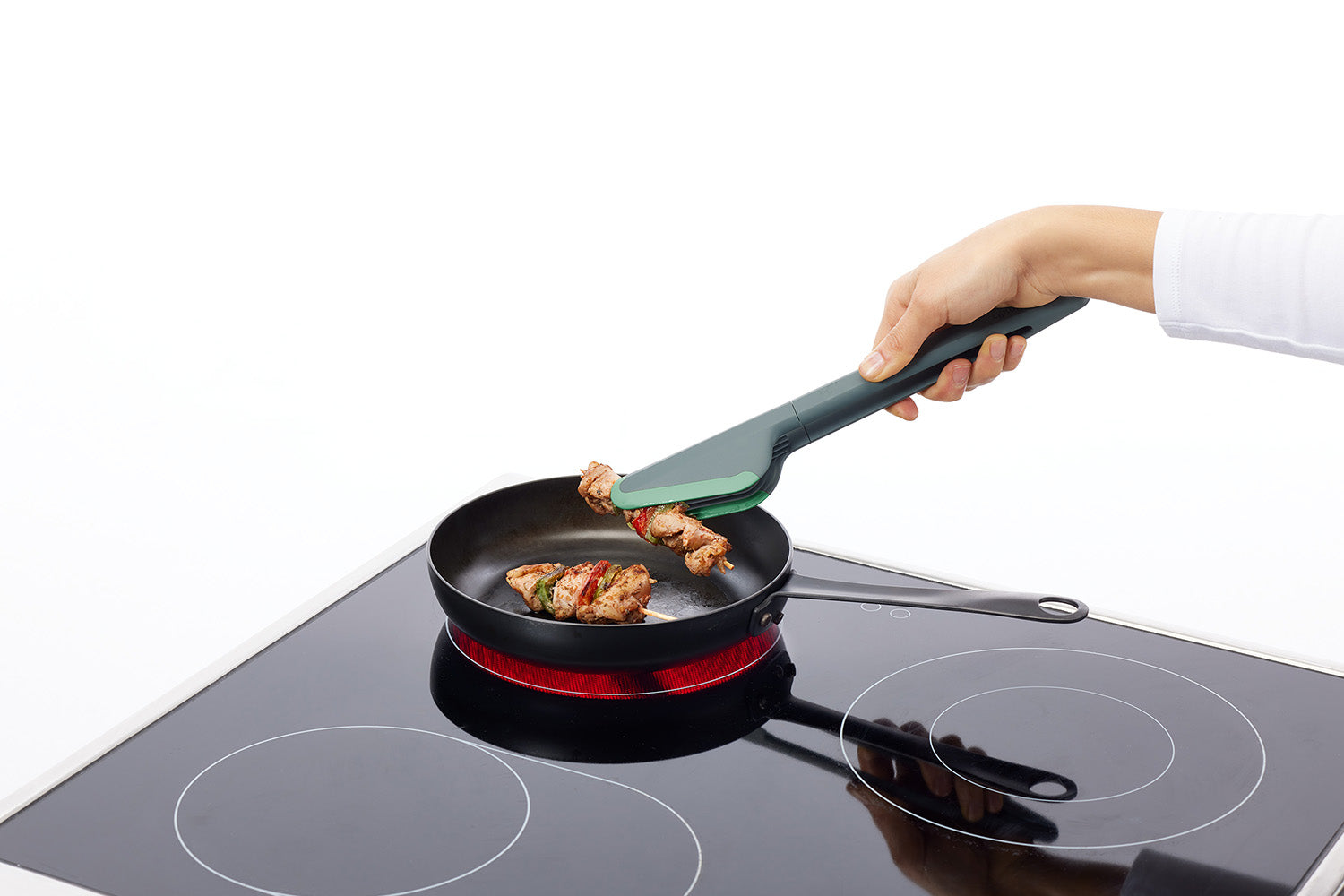 Lekue Silicone Slotted Spatula, Green