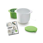Lekue Cheese Maker Kit with Recipe Book, White