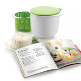 Lekue Cheese Maker Kit with Recipe Book, White