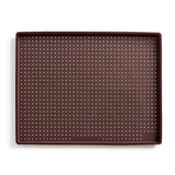 Lekue Silicone Perforated Pizza Mat, 11-Inch x 9-Inch, Brown