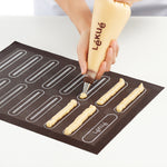 Lekue Non-Stick Silicone Microperforated Baking Mat, 16 x 12 Inches, Black