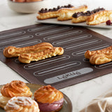 Lekue Non-Stick Silicone Microperforated Baking Mat, 16 x 12 Inches, Black