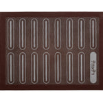 Lekue Non-Stick Silicone Microperforated Baking Mat, 16 x 12 Inches, Black