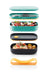 Lekue Lunch Box To Go Travel Container Set, Turquoise