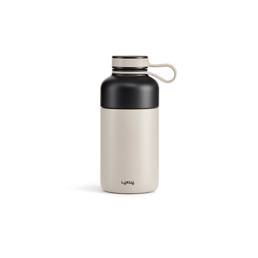 Lekue Insulated Bottle To Go, 10-Ounce, Gray