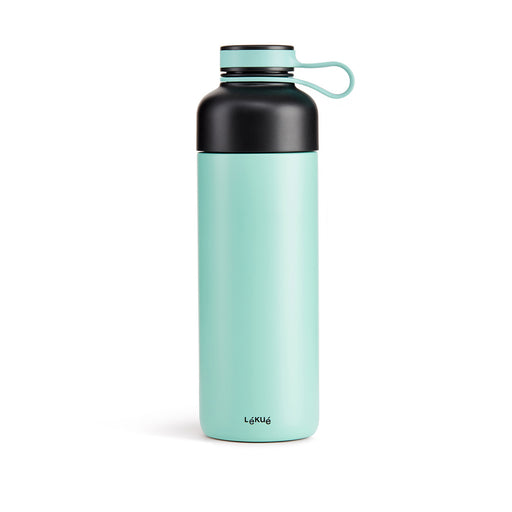 Lekue Insulated Bottle To Go, 16.9-Ounce, Turquoise
