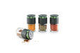 Lekue Spice Shaker with Dual Opening for Large and Small, Set of 4