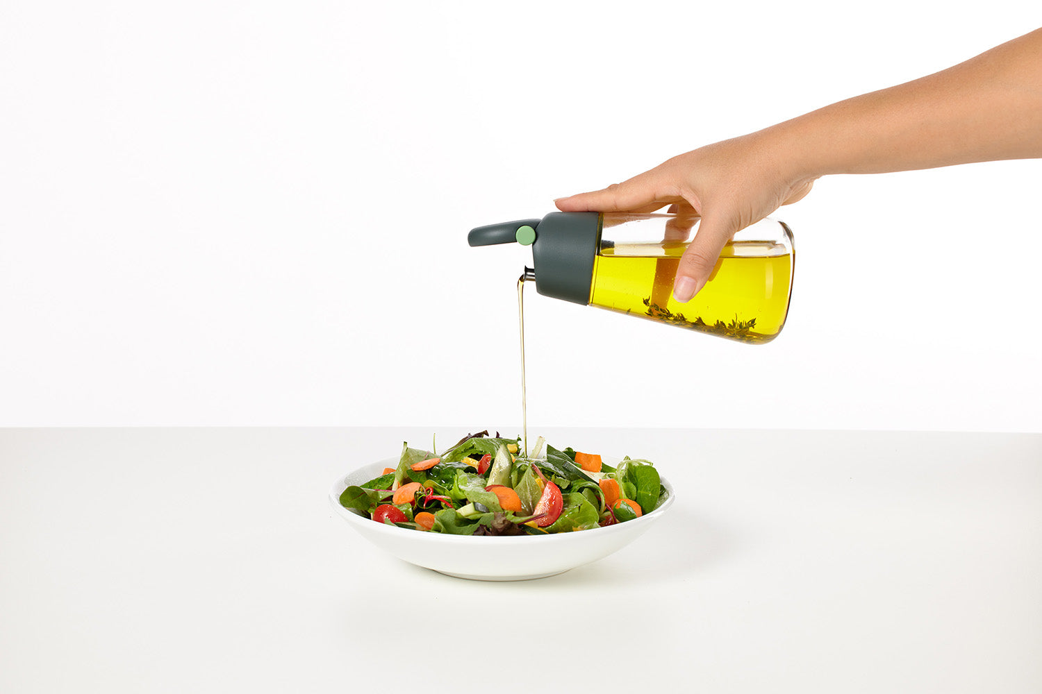 Lekue Oil Dispenser Bottle for Olive, Grapeseed, Canola, Vegetable Oil, 400 ml