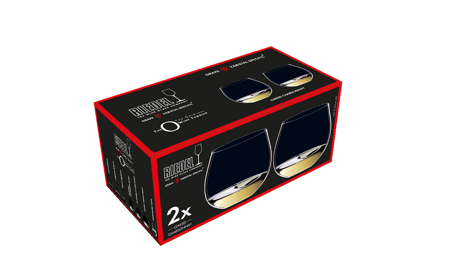 Riedel O Oaked Chardonnay Wine Tumbler, Set of 2