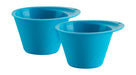 Trudeau Blue Silicone Butter Cup, Set of 2