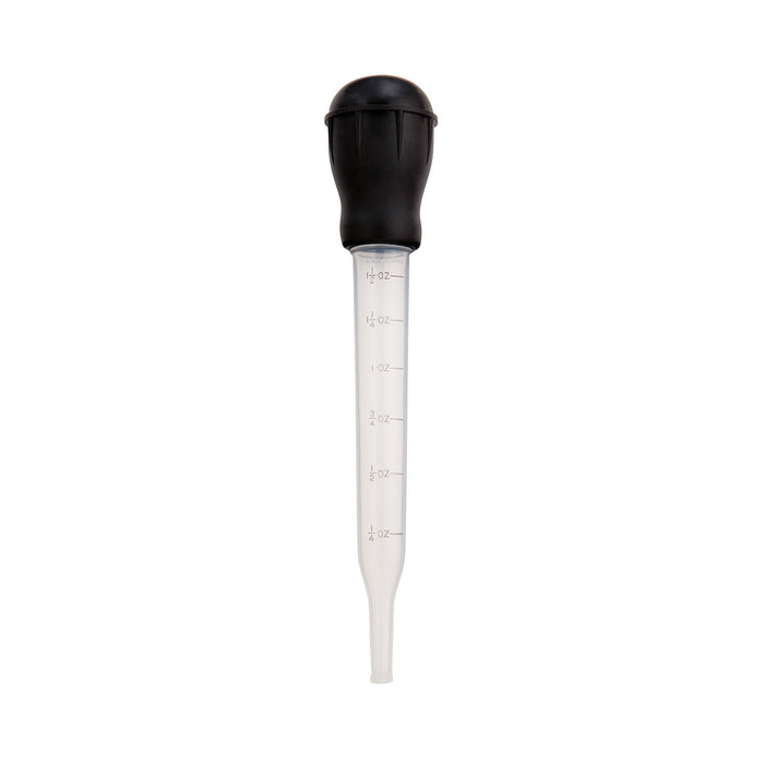 HIC Heat Resistant Turkey Baster With Silicone Bulb, Black