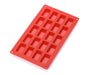 Lekue Silicone 20 Cavity Mini Financier Baking Mold, Red