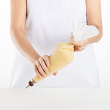 Lekue Reusable Piping Bag Set with 3 Tips, Silicone and Stainless Steel, White