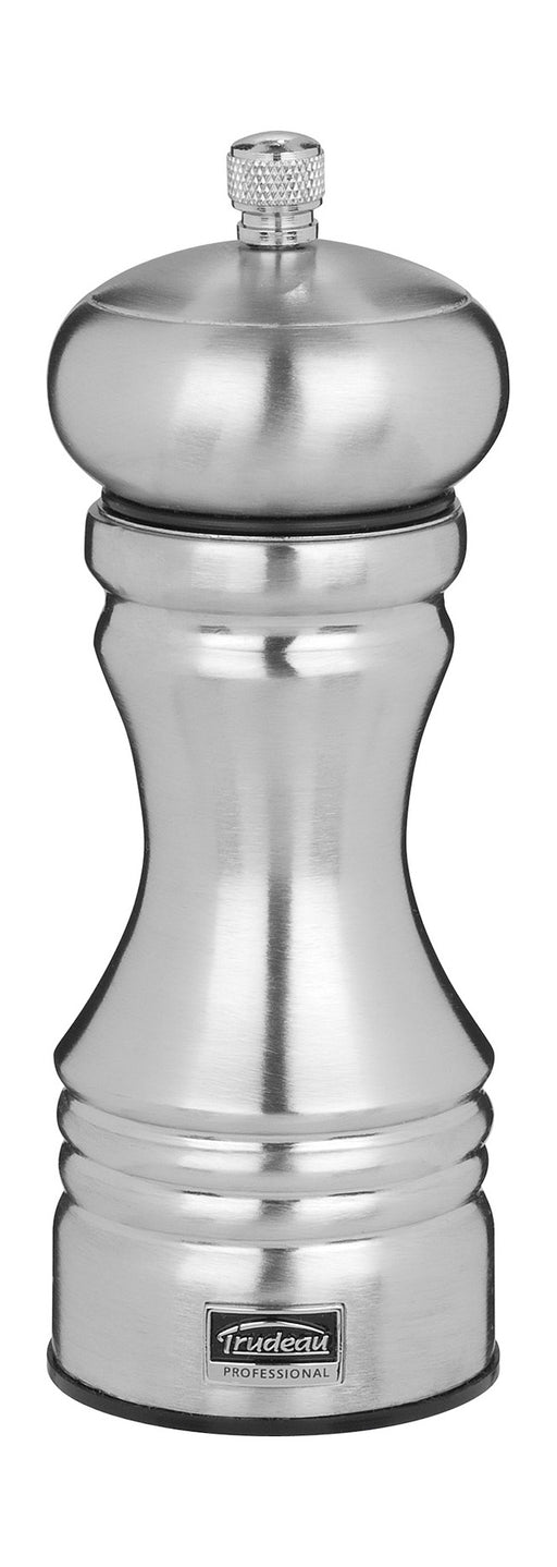 Trudeau 6-Inch Professional Pepper Mill, Stainless Steel