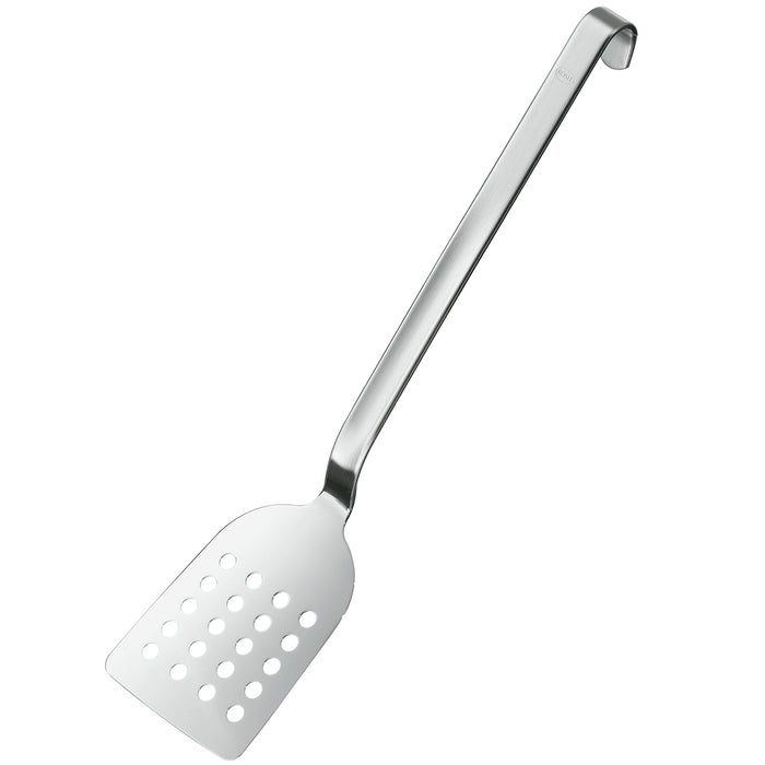 Rosle Stainless Steel Perforated Turner with Hook Handle, 13-Inch