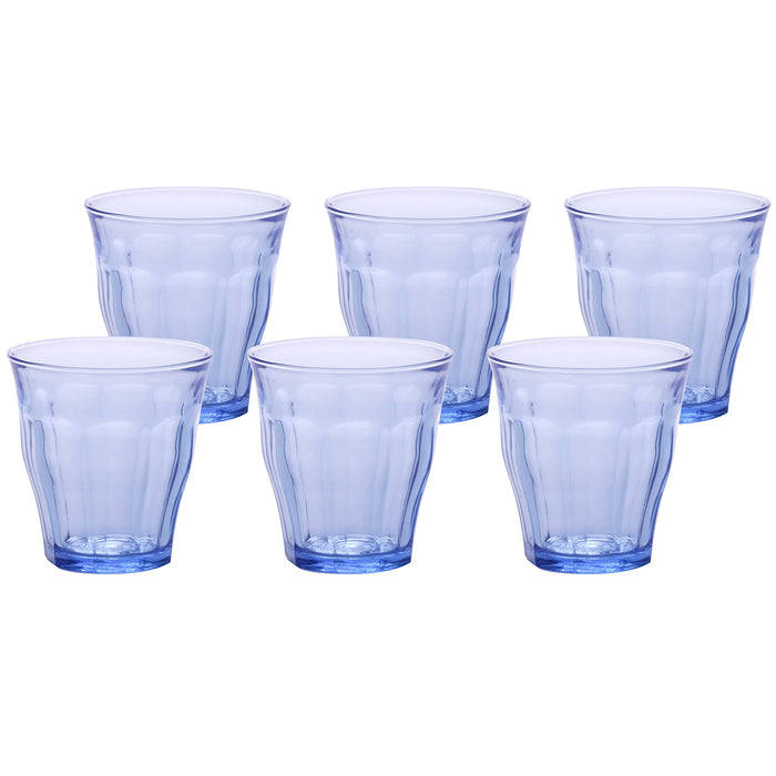 Duralex Picardie Made In France Marine Tumbler, Set of 6, 10.5 Ounce