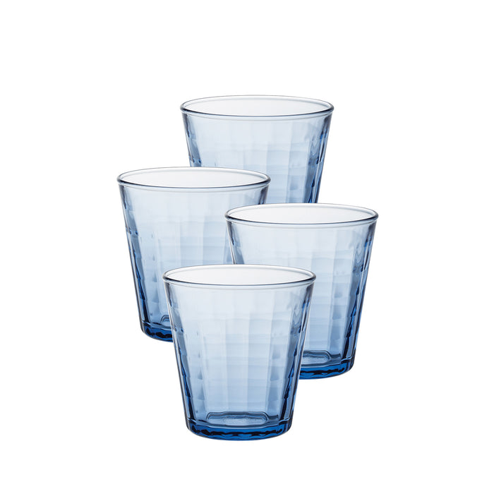 Duralex Prisme Marine Tumbler, Made in France, Set of 6, 6 Ounce