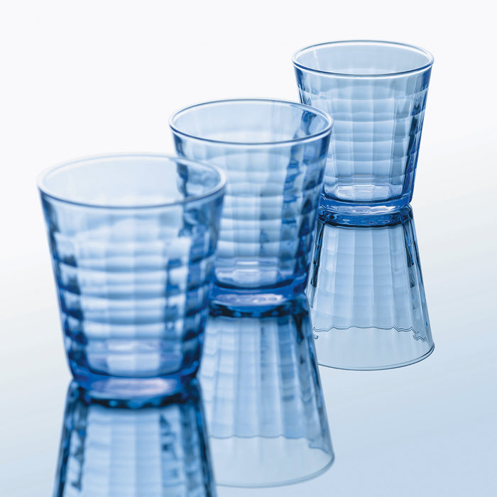 Duralex Prisme Marine Tumbler, Made in France, Set of 6, 7.75 Ounce