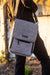 Messermeister 6 Pocket Felt Messenger Bag, Heather Gray