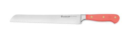 Wusthof Classic 9-Inch Double Serrated Bread Knife, Coral Peach