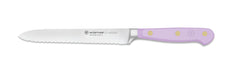Wusthof Classic 5-Inch Serrated Utility Knife, Purple Yam