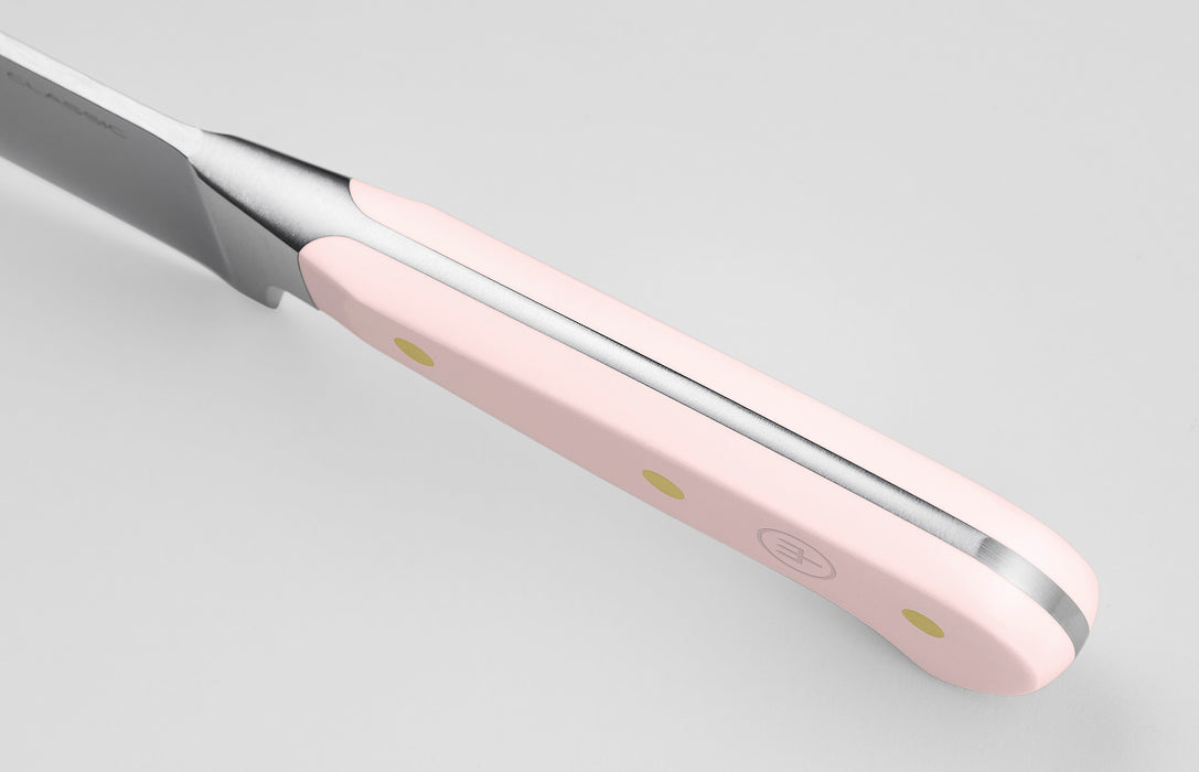Wusthof Classic 5-Inch Serrated Utility Knife, Pink Sea Salt