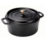 Staub 2.75-qt Round Cocotte, Matte Black