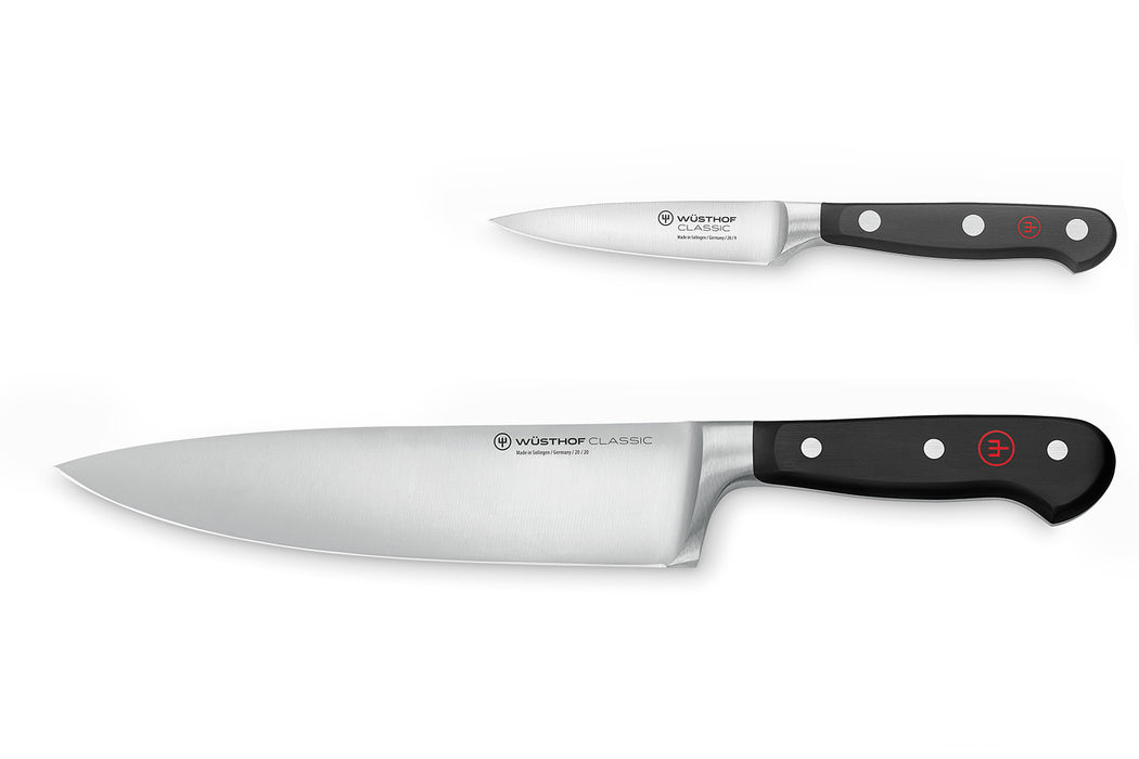 Wusthof Classic Two Piece Starter Set, 8" Chef's Knife & 3.5" Paring Knife