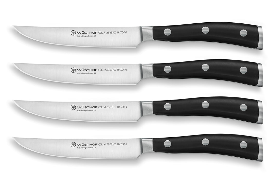 Wusthof Classic Ikon Four Piece Steak Knife Set