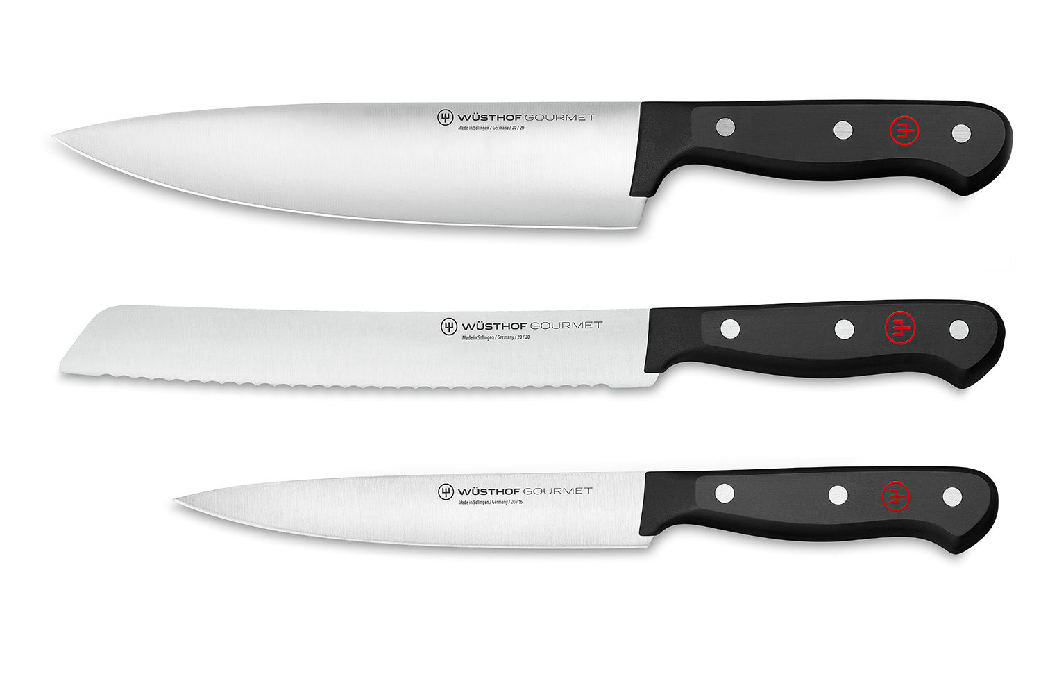 Wusthof Gourmet 3 Piece Starter Set