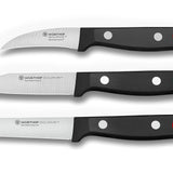 Wusthof Gourmet Three Piece Paring Knife Set