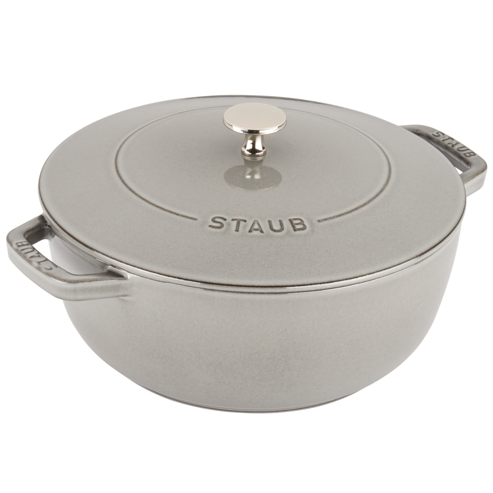 Staub 3.75-qt Essential French Oven, Graphite Grey