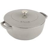 Staub 3.75-qt Essential French Oven, Graphite Grey
