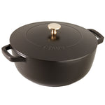 Staub 3.75-qt Essential French Oven, Matte Black