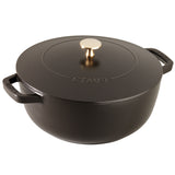 Staub 3.75-qt Essential French Oven, Matte Black