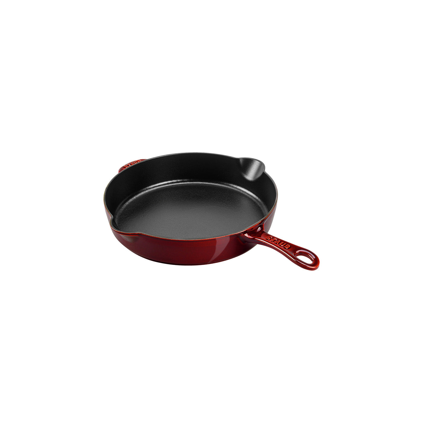 Staub Cast Iron 11'' Traditional Skillet, Grenadine