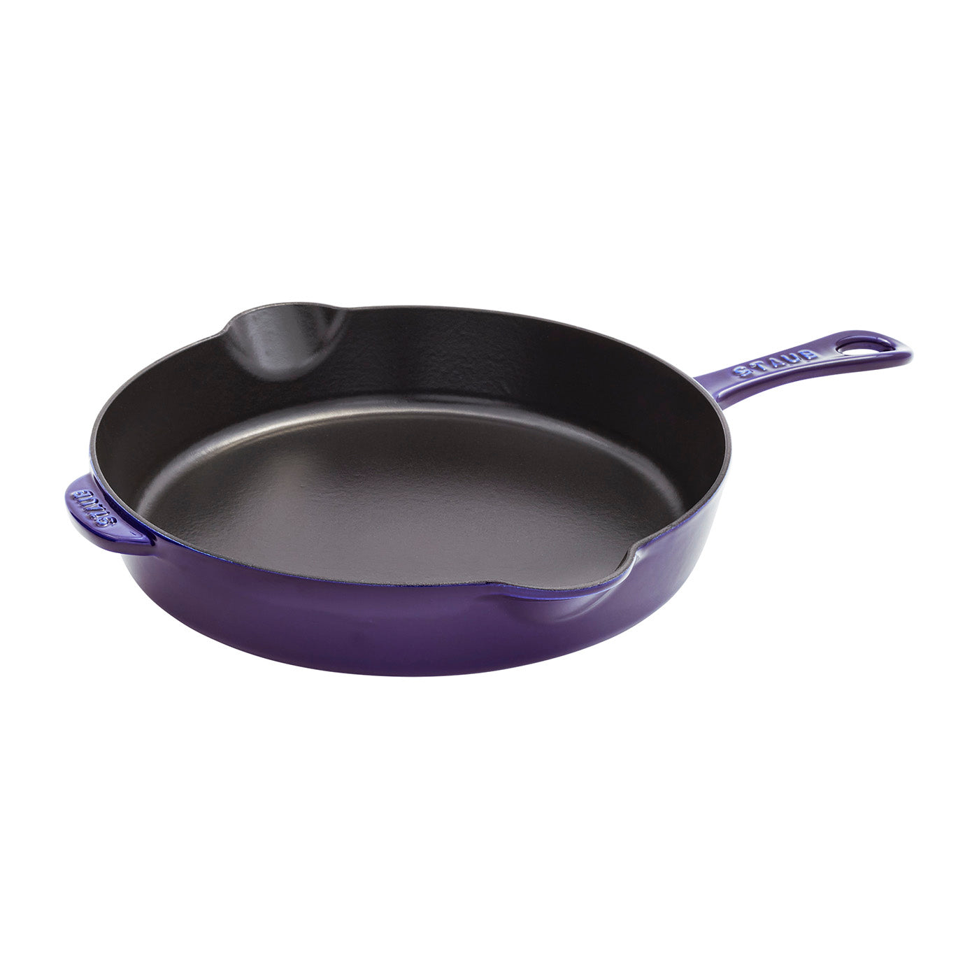 Staub Cast Iron 11'' Traditional Skillet, Dark Blue