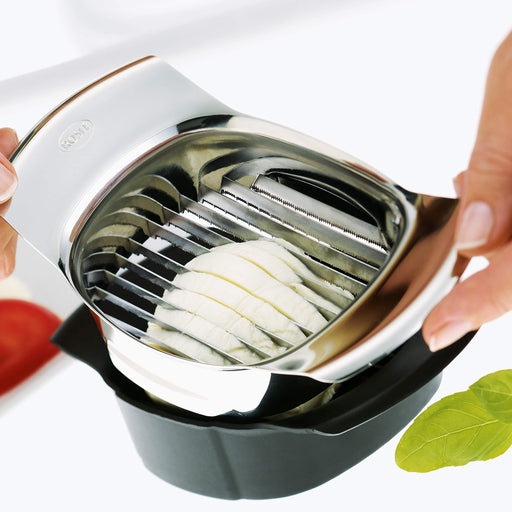 Rosle Stainless Steel Serrated Mozzarella and Tomato Slicer