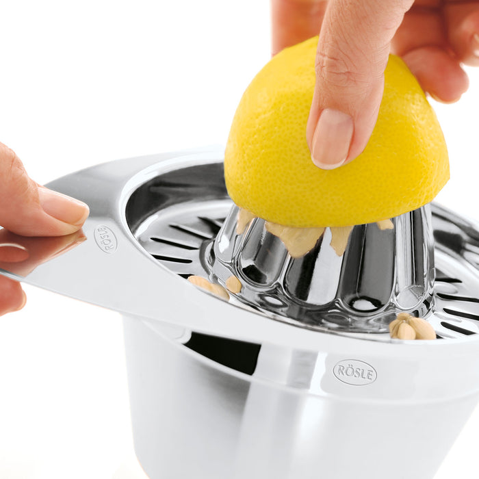 Rosle Stainless Steel Manual Citrus Reamer and Hand Juicer