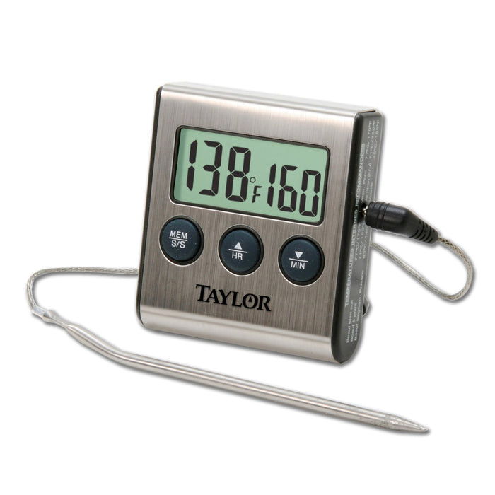 Taylor Five Star Digital Probe Cooking Thermometer Timer