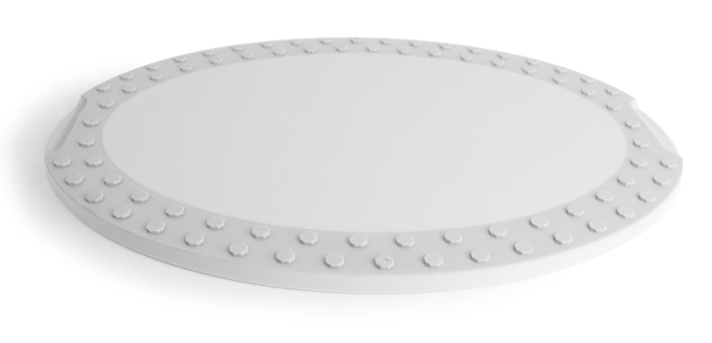 Architec Gripper Poly Concave Cutting Board w/Non-Slip Feet, 13 x 17-Inch, White