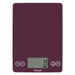 Escali Arti Glass 15 lb Digital Kitchen Scale, Purple Night