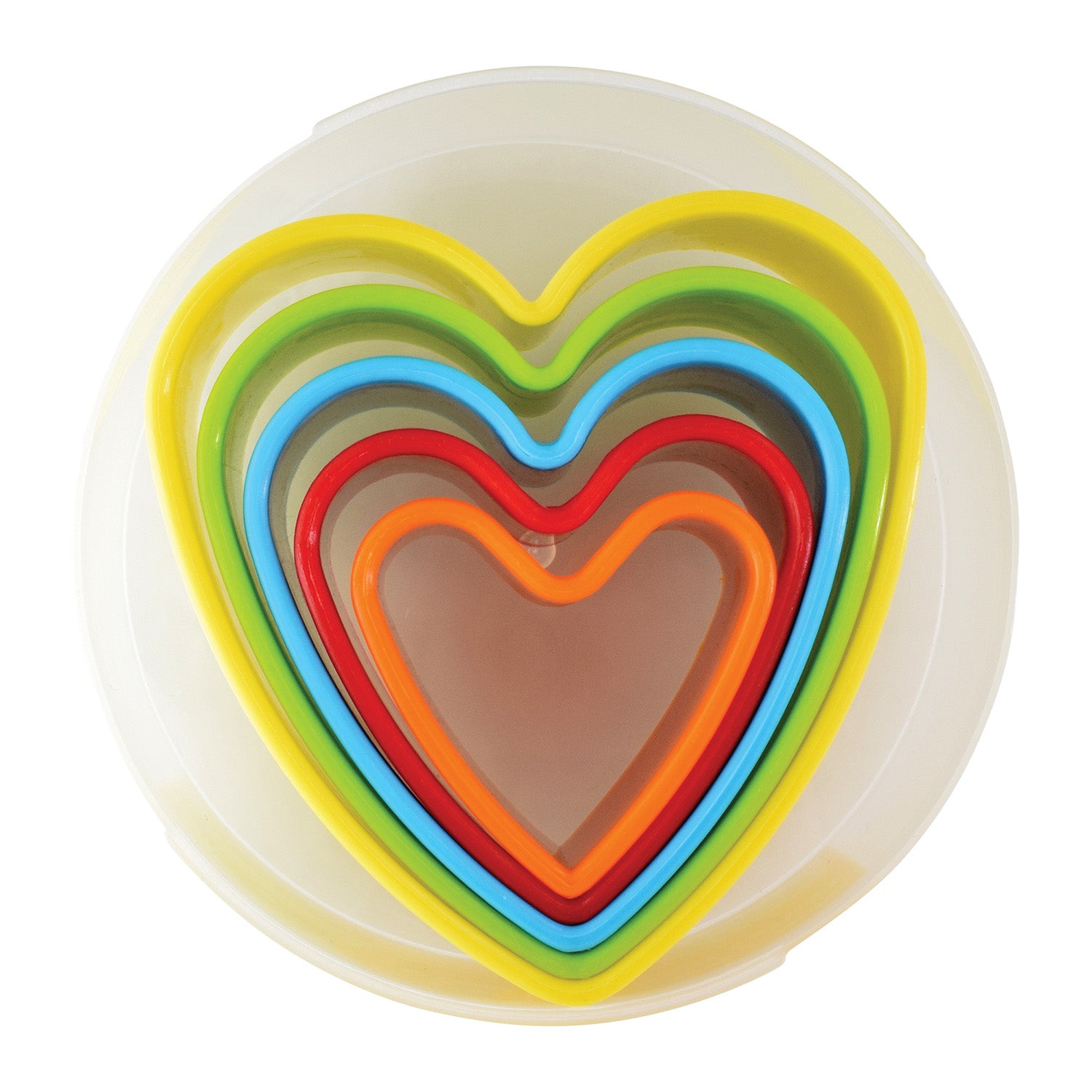 R&M International Heart Cookie and Biscuit Cutters, Assorted Sizes, 5-Piece Set