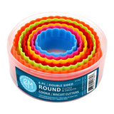 R&M International Round Cookie and Biscuit Cutters, Assorted Sizes, 6-Piece Set