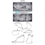 R&M International When The Cat's Away 5 Piece Cookie Cutter Set